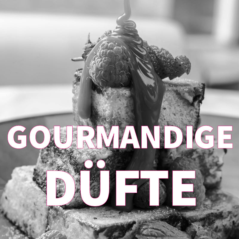 Duftfieber-Gourmandige Düfte Kategorie-Abbildung von Karamell und Kuchen mit Frucht