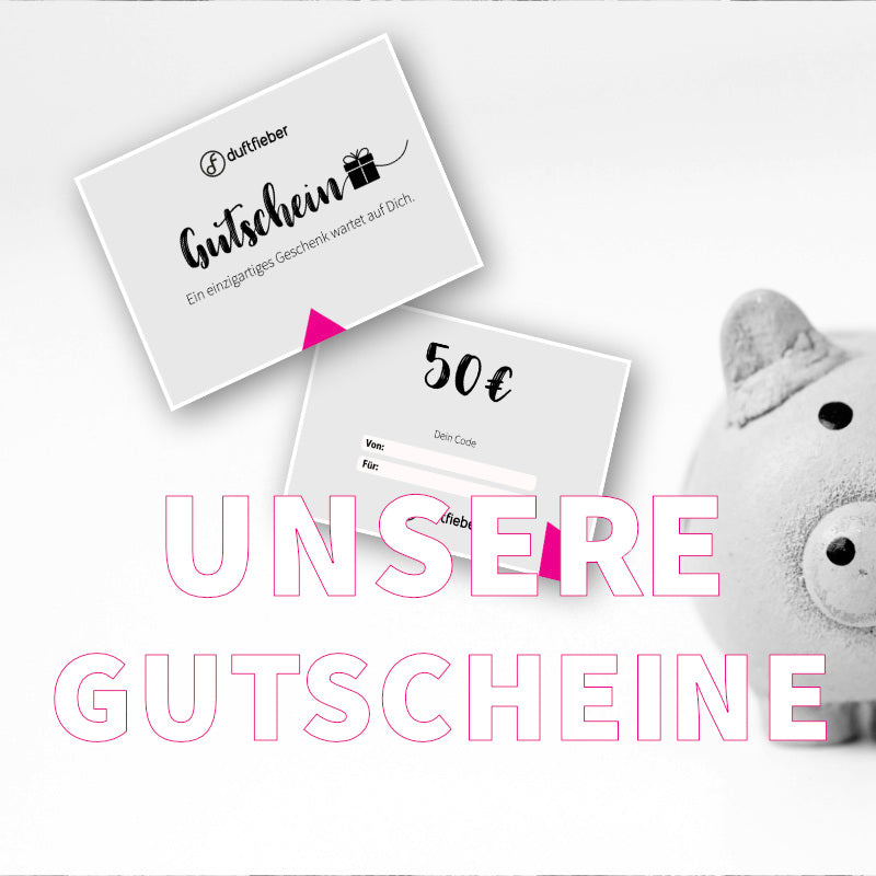 Gutscheine mit Sparschwein